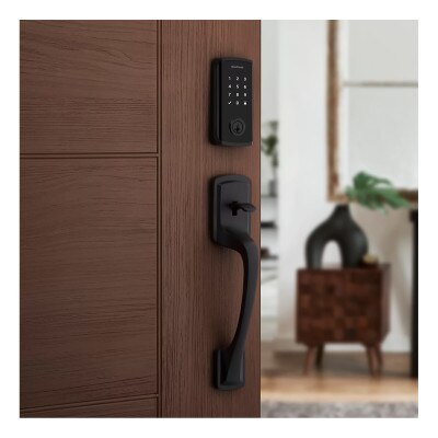 Kwikset Halo Select Wi-Fi and Matter Enabled Smart Lock, Matte Black